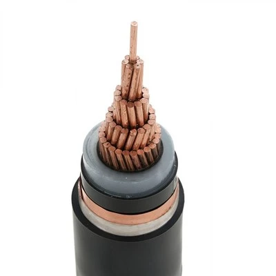 8,7/15KV mellemspændingsstrømkabel Enkeltleder 300 mm XLPE isoleret PVC-kappe kobberleder
